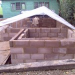 Block work complete ready for next stage of project